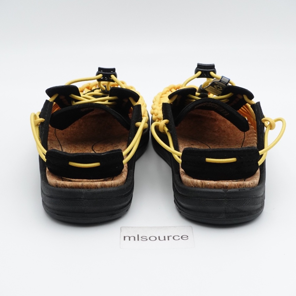NEW Women's KEEN Uneek II Convertible X Sandals 1028665 Black/Yellow - Picture 4 of 12